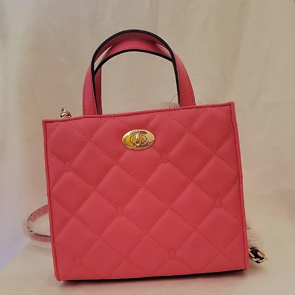Pink Guess Crossbody Handbag - Picture 1 of 6
